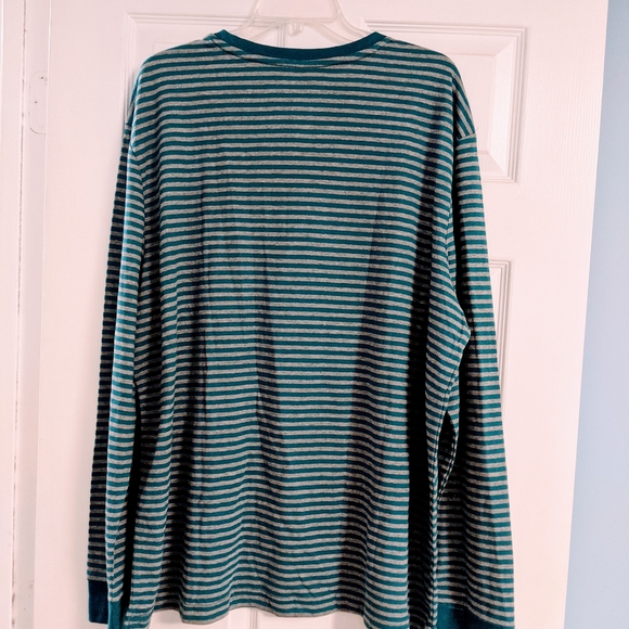 St. John's Bay Striped Long sleeve Shirt - Picture 4 of 5